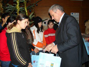 Primii colindători au venit în Palatul Administrativ