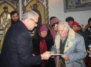 Veteran de război felicitat de …