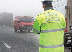 Prins în trafic cu tractorul …