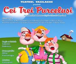 „Cei trei purceluşi” duminică pe …