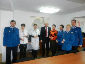 Doamnele din Inspectoratului de Jandarmi Botoşani felicitate de prefect