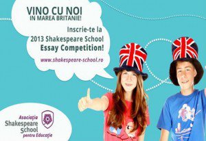 Mai sunt 10 zile pentru înscrierea la Shakespeare School Essay Competition!