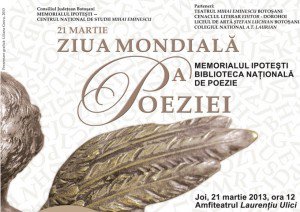 Ziua Mondială a Poeziei sărbătorită …