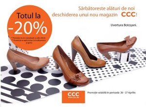 Un nou magazin de încălţăminte …