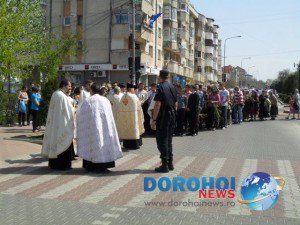 Sute de credincioşi au participat, sâmbătă, la pelerinajul de Florii din Dorohoi - FOTO