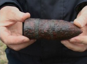 Muniţie de război găsită la …