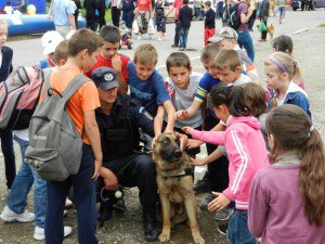 Activități desfășurate de jandarmi botoșăneni la Dorohoi cu ocazia Zilei Copilului