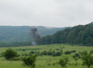 Muniţie neexplodată, distrusă în poligonul …