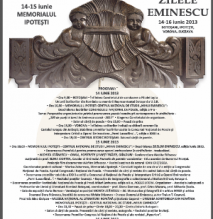 ZILELE EMINESCU 14 - 15 …