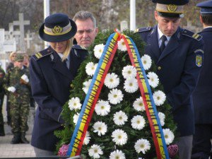 Poliţiştii de frontieră botoşăneni au omagiat eroii neamului