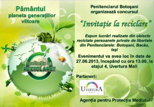 Uvertura Mall găzduieşte concursul „Invitaţie la reciclare”