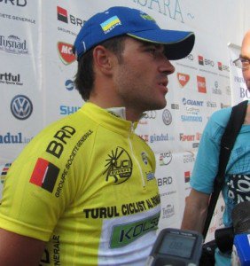 Ucraineanul, premiat la Botoșani cu tricoul galben, câștigă Turul Ciclist al României