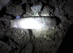 Proiectil găsit în timpul demolării …