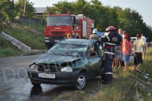 Accident grav produs la ieșirea din Dorohoi în localitatea Stracova - FOTO