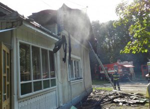 Incendiu la un canton silvic …