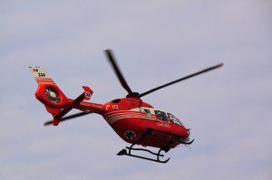 Elicopter SMURD chemat de urgență pentru un bărbat din Leorda care şi-a dat foc