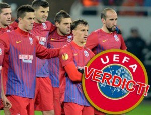 Încă o sancţiune. Steaua a fost amendată din nou de UEFA