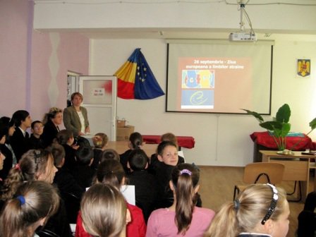 Ziua Europeană a Limbilor Străine marcată la Şcoala „Mihai Sadoveanu”, Dumbrăviţa