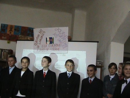 Ziua Europeană a Limbilor Străine sărbătorită de elevii Școlii Nr. 1 Corlăteni - FOTO