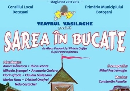 „Sarea în bucate” astăzi  la Teatrul pentru Copii şi Tineret „Vasilache”