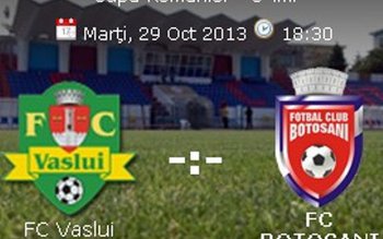 FC Botoşani întâlnește astăzi în …