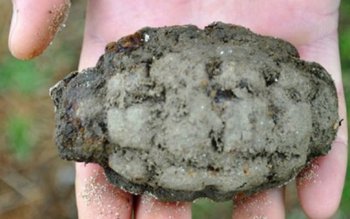 Grenadă găsită de un bărbat …