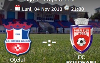 Oțelul Galați - FC Botoșani …