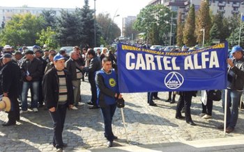 Pichetarea sindicaliștilor de la Cartel …