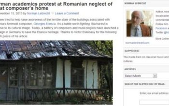 Academicienii cer salvarea casei lui …