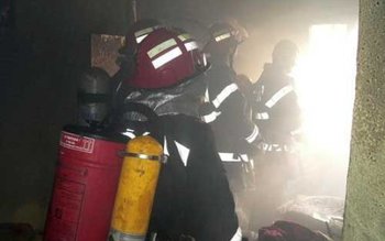 Locuinţă salvată de pompieri