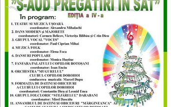 „S-aud pregătiri în sat” - …