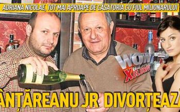 Țânțăreanu jr divorțează! Adriana Nicolae, …