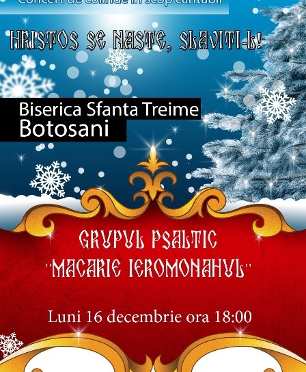 Eveniment caritabil la Biserica „Sfânta Treime” din Botoșani