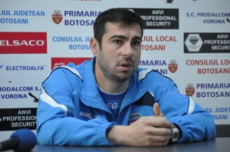 Valeriu Bordeanu, antrenorul FC Botoșani: „Pentru mine un punct ar fi un eșec