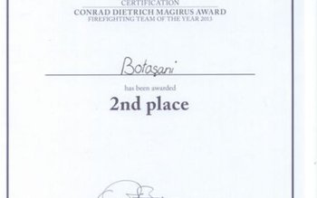 Pompierii botoşăneni, locul II la …
