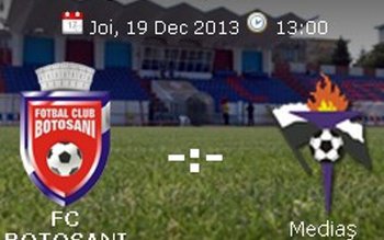 FC Botoşani joacă astăzi, pe …
