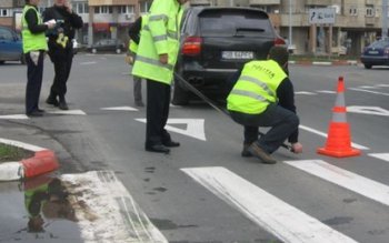 Minoră accidentată pe o trecere …