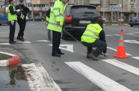 Minoră accidentată pe o trecere de pietoni din municipiu