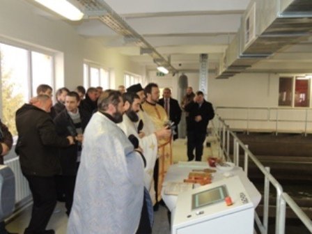 Stația de tratare de la Cătămărăști și apa care ajunge în municipiu au fost sfințite de un sobor de preoți
