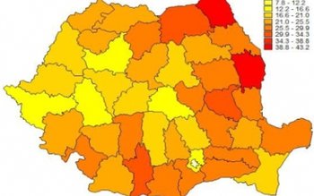 Județul Botoșani se află printre …