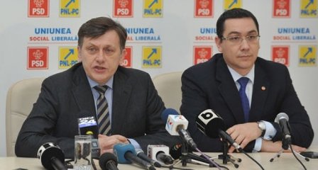 Sedinţă de urgenţă în USL. Ponta şi Antonescu au discutat despre candidaturile la europene şi modificările la protocol