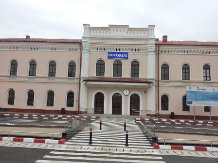 Gara din Botoșani, modernizată, pusă din nou la dispoziția călătorilor