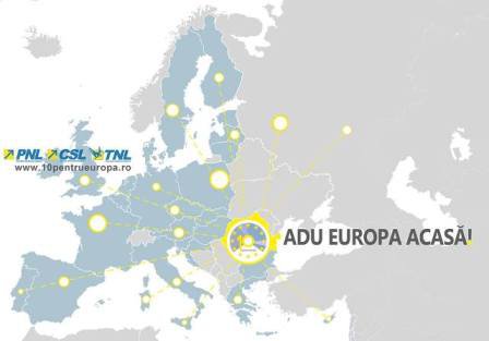 Trei tineri s-au înscris în proiectul  „10 pentru Europa” inițiat de TNL și CSL