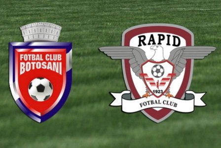 FC Botoșani învinsă de Rapid București. Vezi cât a fost scorul!