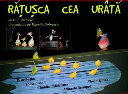 „Rățușca cea urâtă”, duminică, la Teatrul pentru Copii şi Tineret „Vasilache” 