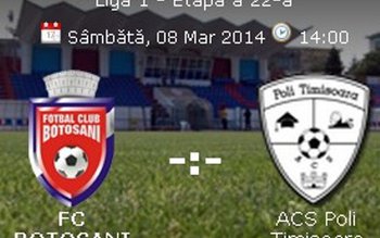 FC Botoșani îi întâlnește astăzi, …