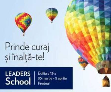 Burse LEADERS School pentru tinerii excepționali și fără posibilitate de participare