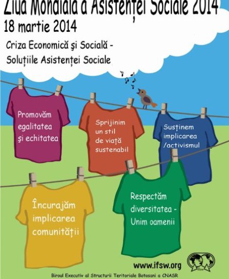 Zilele Asistenței Sociale - 2014: „Criza Economică și Socială - Soluţiile Asistenţei Sociale”