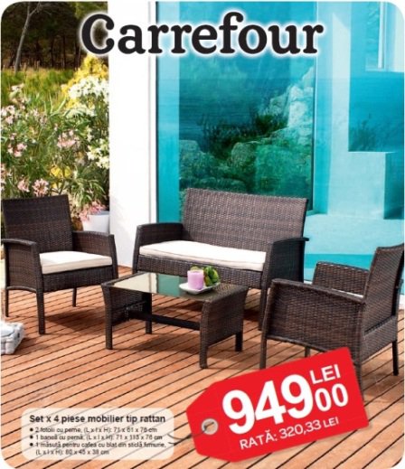 Soluții pentru amenajarea casei și grădinii, în noul catalog special Carrefour, valabil în perioada 13 martie – 16 aprilie