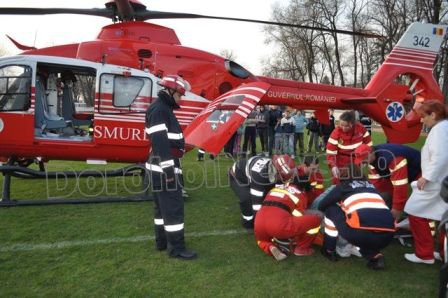 Moment fără precedent la Dorohoi: Un al doilea pacient luat în aceeaşi zi de elicopterul SMURD